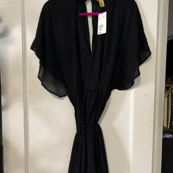 zara black chiffon dress Celestial Wedding Cape | Black or Ivory, 200